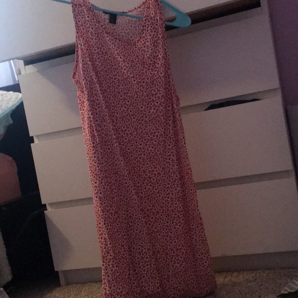 Floral shift dress